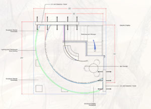 Foundation Michelangelo Trade Show Booth Machup